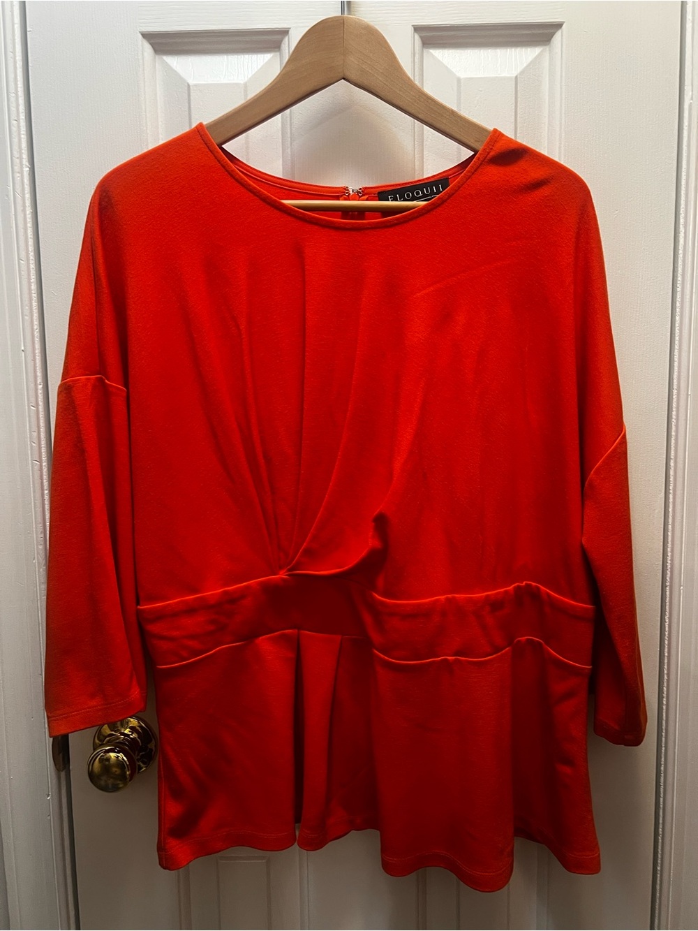 Eloquii Twist-Waist Peplum Too Sz 16
